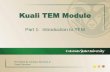 Kuali TEM Module - Colorado State University · TEM Profile –Traveler Profile in the Kuali TEM Module ... Complete a Travel Arranger document within the training environment. Did