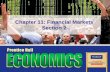 Chapter 11: Financial Markets Section 2 - STERLING ...sterlingsocialstudies.weebly.com/uploads/8/8/6/6/8866655/...Chapter 11: Financial Markets Section 2