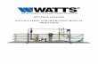 REVERSE OSMOSIS INSTALLATION AND OPERATION MANUAL …media.wattswater.com/R44Manual.pdf · REVERSE OSMOSIS INSTALLATION AND OPERATION MANUAL ... This includes the initial plant startup
