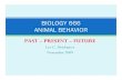 BIOLOGY 666 ANIMAL BEHAVIOR - Northern Arizona …shuster/shustercourses/BIO 666/Documents/Drickam… · biology 666 animal behavior. ... behaviour animal behaviour ysocieties asab