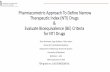 Pharmacometric Approach To Define Narrow … · Pharmacometric Approach To Define Narrow Therapeutic Index (NTI) Drugs & Evaluate Bioequivalence (BE) Criteria for NTI Drugs . Elyes