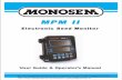 MPM II - Monosem Incmonosem-inc.com/pdfs/manuals/mpm/mpm2.web.pdf · MPM II Electronic Seed Monitor User Guide & Operator’s Manual This is the downloadable version of the manual,