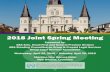 2018 Joint Spring Meeting - americanbar.org · Welcome Dear Attendees: The 2018 Joint Spring Meeting has industry leaders, techniques, and other resources not available to you elsewhere