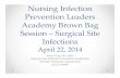 Nursing Infection Prevention Leaders Brown Bag Session ... · Nursing Infection Prevention Leaders Academy Brown Bag Session – Surgical Site Infections ... SSI Fishbone Diagram