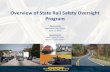 Overview of State Rail Safety Oversight Program€¦ · GDOT’s Role as SSOA • Establish standard for review of rail safety and security practices and procedures used by rail transit