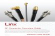RF Connector Overview Guide - Linx Technologies · – 1 – RF Connector Overview Guide Linx Technologies offers a wide variety of SMA, MCX, MMCX and MHF radio frequency connector
