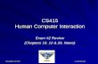 CS415 Human Computer Interaction - Embry–Riddle ...mercury.pr.erau.edu/~siewerts/cs415/documents/Lectures/...Chapter 10 – Universal Design Chapter 12 – Cognitive Models Chapter