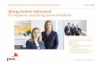 Being better informed - PwC summary PRA has its eye on ... Banking and capital markets Asset management Insurance ... Welcome to this edition of “Being better informed”, our ...