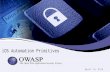 iOS Automation Primitives - OWASP ·  · 2016-05-09iOS Automation Primitives April 13, 2016. iOS Automation Primitives ... The world’s 1st book of very detailed iOS App reverse