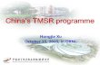 China’s TMSR Programm - Oak Ridge National Laboratorys TMSR... · TMSR-LF and TMSR-SF in next 20-30 years. ... Reactor core modeling and experimental ... Seismic design criteria