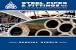 Steel Pipes & Fittings - Booklet (2015-01-21) Free Cutting Steel Page 2 Bright Mild Steel Page 4 “40” Carbon Axle Steel Page 6 “55” Carbon Steel Page 8 1% Chromium Molybdenum