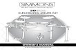 The first name in electronic drums. SDsimmonsdrums.net/wp-content/uploads/2017/manuals/Simmons_SD50… · Drum Pads To Hi-Hat Control Hi-Hat Pedal Kick Pad ... Bass Drum Pedal / Foot