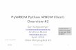 PyWBEM Python WBEM Client: Overview #2pywbem.github.io/pywbem/presentations/PyWbemUpdateApr2016.pdfPyWBEM Python WBEM Client: Overview #2 ... •Q2 2016, Hopefully before end of May