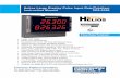Helios Large Display Pulse Input Rate/Totalizer ... Large Display Pulse Input Rate/Totalizer Instruction Manual PD2-6300 2 Disclaimer The information contained in this document is