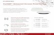 FortiAP Universal Access Point Series Data Sheet Universal Access Point Series Universally Manageable Access Points Fortinet’s FortiAP-U Series offers a wide range of Access Points