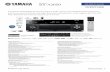 AV Receiver RX-A2050 NEW PRODUCT BULLETIN€  Virtual CINEMA FRONT provides virtual surround sound with 5 speakers in front † Virtual Surround Back Speaker for playing 7.1-channel