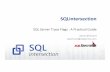 SQLintersection - Microsoft SQL Server Trace Flags : ... DBCC TRACEON(1118 , -1); Session: DBCC TRACEON(1200 ); ... 610 – encourages ...