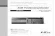 Programmable Logic Controller XGB Positioning Module Pozisyon Manuel… · Programmable Logic Controller XGB Positioning Module XBF-PD02A . XGT Series