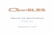 OpenSL ES 1.0.1 Specification - Khronos Group · Khronos Group makes no, and expressly disclaims any, representations or warranties, express or implied, regarding this specification,