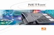 NETfon - irp-cdn.multiscreensite.com · NETfon® 100 • Display grafico monocromatico 128x64 pixel • 8 tasti programmabili con led a 3 colori ed etichetta cartacea • 10 tasti