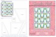 Garden Path Pattern - Benartex design creates an optical illusion in Heidi’s “Garden Path” quilt, as well as showcasing some beautiful lorals. Looks complex, but easy to piece.