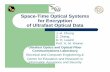 Space-Time Optical Systems for Encryption of Ultrafast ... · Space-Time Optical Systems for Encryption of Ultrafast Optical Data J.-H. Chung ... converter to get back to a serial