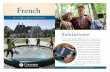 Why Learn French · Why Learn French? Learning French connects you to over 200 million people and their cultures in over 50 countries around the world. It is an official language
