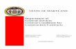 Department of General Services General Conditions for Construction Contracts€¦ ·  · 2017-03-27State of Maryland · Department of General Services General Conditions for Construction