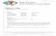 KWR-TDS-KWR621 FDA-20160314 Technical Data Sheet for ... · Elongation at Yield ASTM-D638 10 % Tensile Yield Strength ASTM-D638 3,900 psi Flexural ... KWR-TDS-KWR621 FDA-20160314