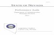 Performance Audit - Nevada Legislature · receivable and revenue tracking, and employee ... Recommendation Status ... accounts receivable and revenue tracking, ...
