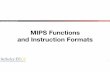 MIPS Functions and Instruction Formatsinst.eecs.berkeley.edu/~cs61c/sp17/lec/10/lec10.pdf · MIPS Functions and Instruction Formats 1. ... • $1 reserved for assembler ... • Selection