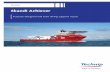 Skandi Achiever - Technip · comply with DNV CLEAN DESIGN requirements. ... above the ROV hanger on the star-board side of the vessel. ... Skandi Achiever 3.