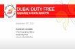 Dubai duty free - Oracle 20th, 2017 RAMESH CIDAMBI Chief Operating Officer Dubai Duty Free ramesh.cidambi@ddf.ae DUBAI DUTY FREE Upgrading to Oracle Retail …