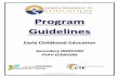 Table of Contents Program Guidelines - Florida … For Early Childhood Professional Certificate (ECPC) ..... 13 Practical Experience Summary Documentation Form- ECPC ..... 15 Professional