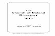 Church of Ireland Directory 2012 - DCG Publications of Ireland Directory 2012 Including DIARY and LECTIONARY Printed by DCG Publications Ireland and DCG Publications Ltd, Telephone:
