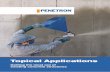 Topical Applications - Penetron · Topical Applications ... garages, nuclear reactors, chemical storage facilities, mass transit tunnels, ... power plants, an Olympic village,