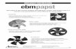 ebm-papst FAN MOTORS - Commercial Refrigeration & Air …€¦ ·  · 2014-03-27- Drop in replacement for typical refrigeration shaded pole motors ... ebm-papst FAN MOTORS Energy