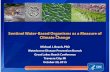 Sentinel Water-Based Organisms as a Measure of … Water-Based Organisms as a Measure of Climate Change National Center for Environmental and Zoonotic Infectious Diseases Division