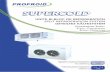 A7 SUPERCOLD SCROLL COP PFI 5110 - profroid.com · blue pantone 72 CMY 1, , , green pantone 362 CMY , , 1, 1 6 - 27 kW 2,3 - 11,4 kW SUPERCOLD UNITE BI-BLOC DE REFRIGERATION …
