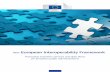 New European Interoperability Framework · New European Interoperability Framework Promoting seamless services and data flows for European public administrations