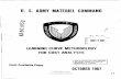 U. S. ARMY MATERIEL COMMAND. ARMY MATERIEL COMMAND ... 6 ENGINEERING AND OTHER MAJOR CHANGES. .. . . . ... cost-reduction and progress curves. . 2.1 Description