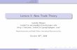 Lecture 3: New Trade Theory - ISABELLE MEJEAN · Lecture 3: New Trade Theory ... ⇒ No role for demand in driving international trade “New Trade Theory” explains international