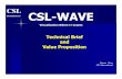 CSL-WAVE - Technical Brief Rev e - Boston University use of CSLThe use of CSL--WAVE facilitates easy and fast elim WAVE facilitates easy and fast elimination of physiination of physical