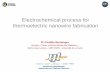 Electrochemical process for thermoelectric nanowire …gdr-thermoelectricite.cnrs.fr/ecole2014/lac2014-Bou... ·  · 2015-07-03Electrochemical process for thermoelectric nanowire