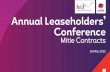 Annual Leaseholders’ Conference - LBHF · Annual Leaseholders’ Conference Mitie Contracts ... QC and scope of works agreed ... Mitie have a national and local Quality Assurance