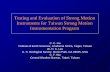 Testing and Evaluation of Strong Motion Instruments for ... and Evaluation of Strong Motion Instruments for Taiwan Strong Motion Instrumentation Program C. C. Liu Institute of Earth