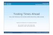 Testing Times Ahead - TCP Online Home HC TO TO TO HC TP/CP MC Main cross-connect IC Intermediate cross-connect HC Horizontal cross-connect CP Consolidation point TP Transition point
