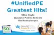 #UnifiedPE Greatest Hits! - Sched UPE Hits.pdf · Greatest Hits! Mike Doyle Wayzata Public Schools @mikedoylempls. Mike Doyle DAPE teacher –11 years Wayzata High School and East
