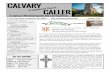 CALVARY CALLER Page 1 - Amazon S3€¦ · ing we will light a candle (in a gourd) to leave in peace and friendship. ring canned goods for the uckley and Enumclaw Food anks.