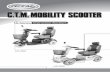 C.T.M. MOBILITY SCOOTER - C.T.M. Homecare … Manual-850.890 USA.pdfThank you and congratulation on purchasing your new C.T.M. Mobility Scooter. ... ‧Follow traffic laws when ...